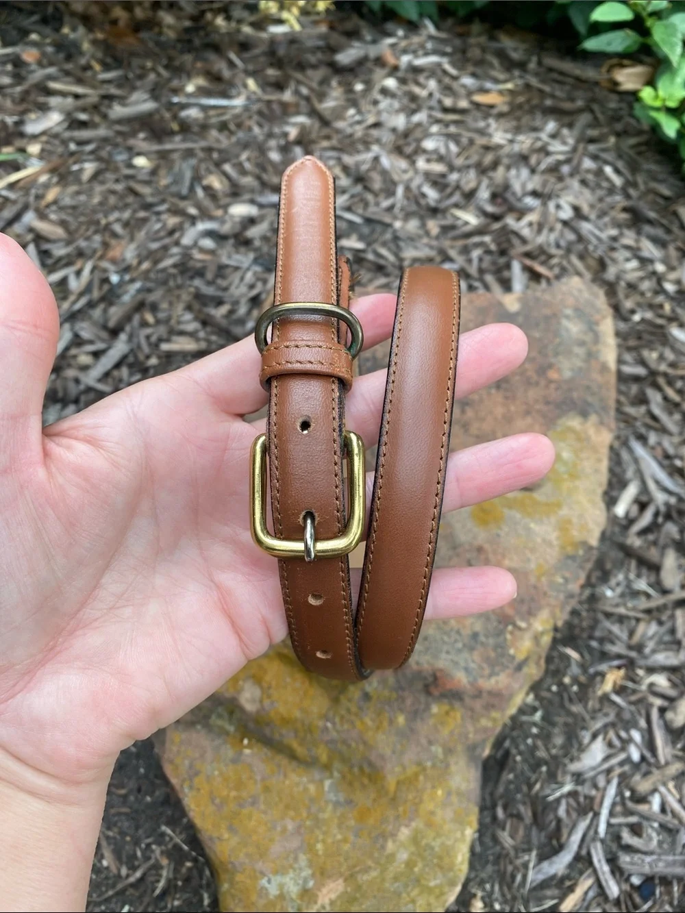 Vintage Heritage Dockers Handcrafted Top Grain Leather Belt w/Solid Brass Buckle